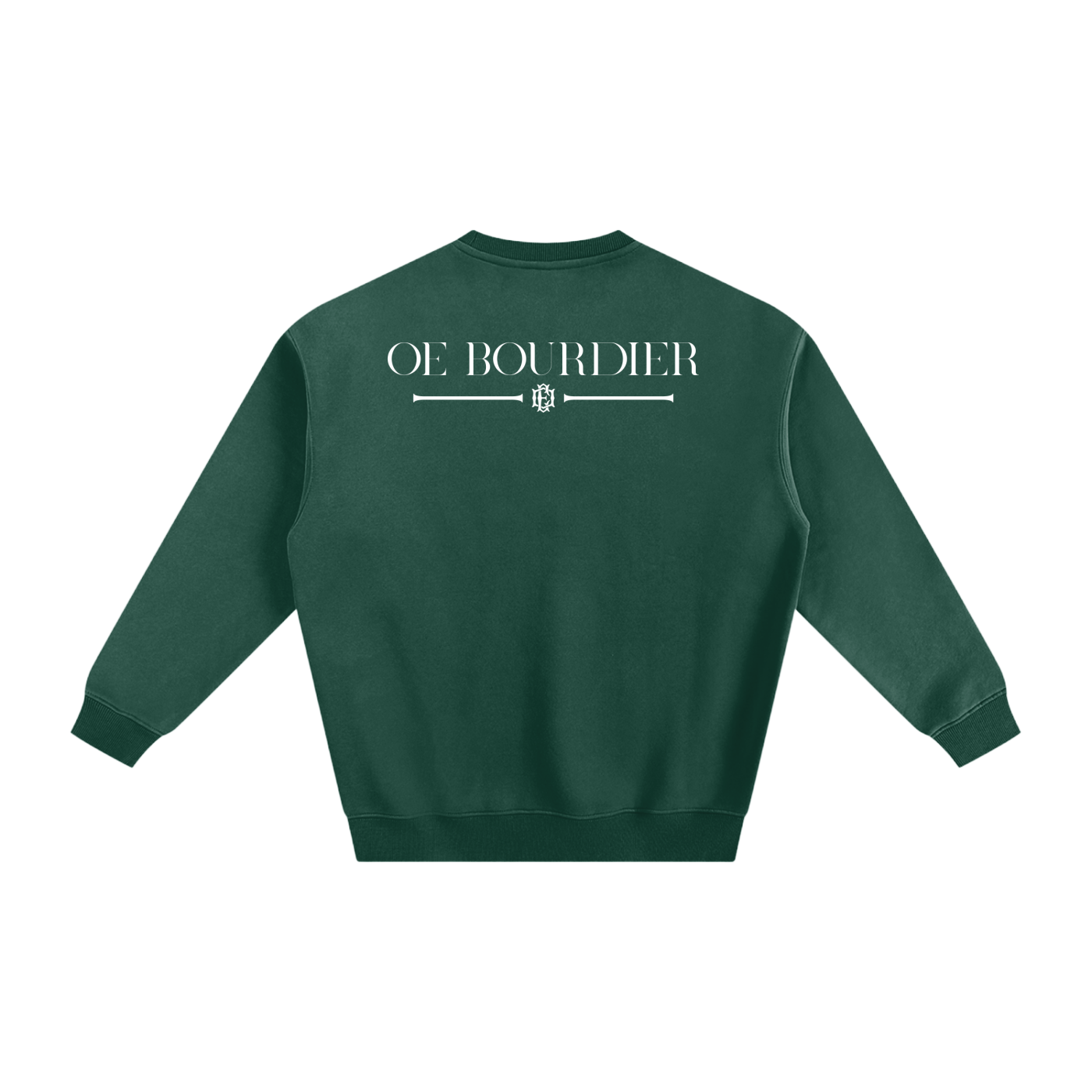 FlEECED SWEATSHIRT WITH OE BOURDIER LOGO