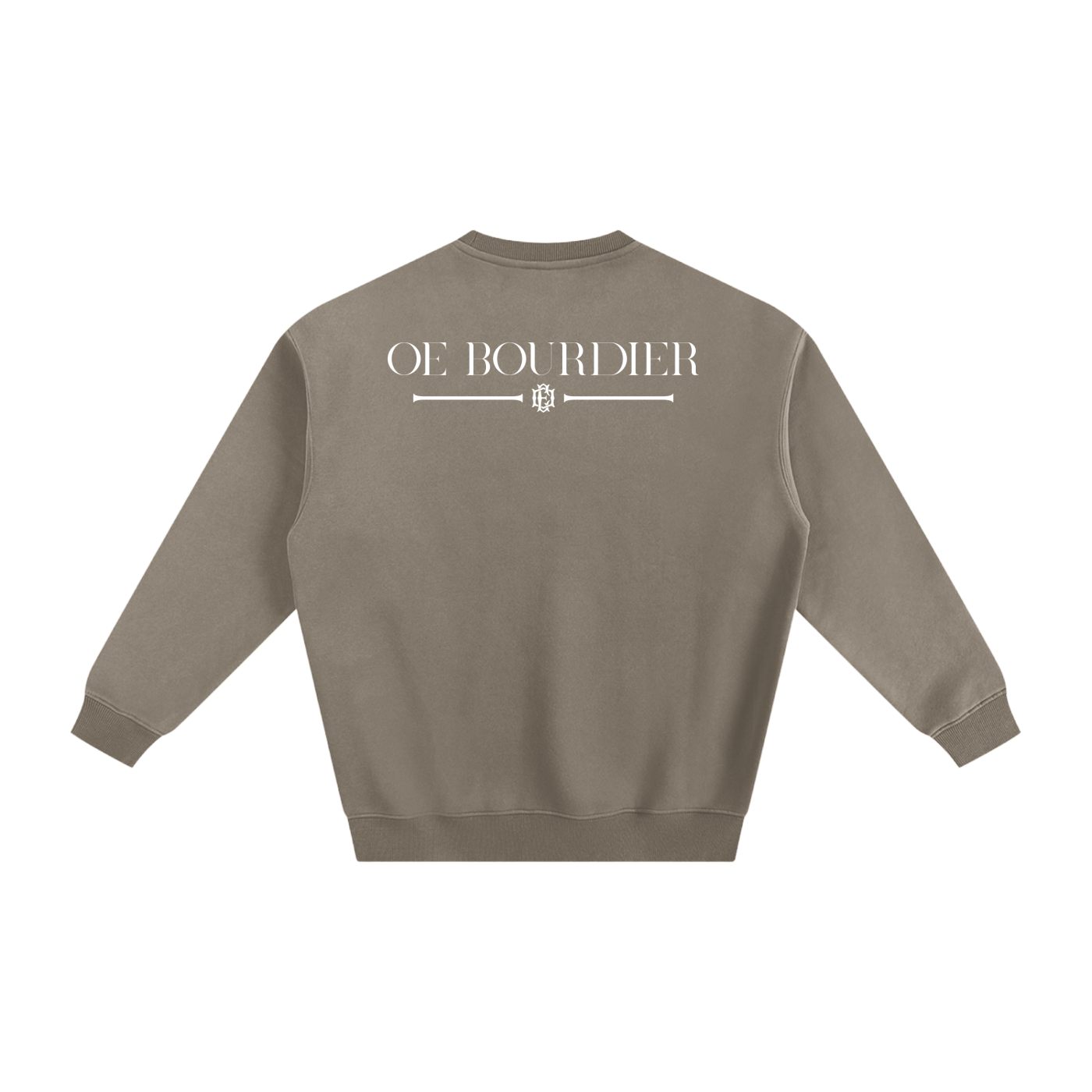 FlEECED SWEATSHIRT WITH OE BOURDIER LOGO