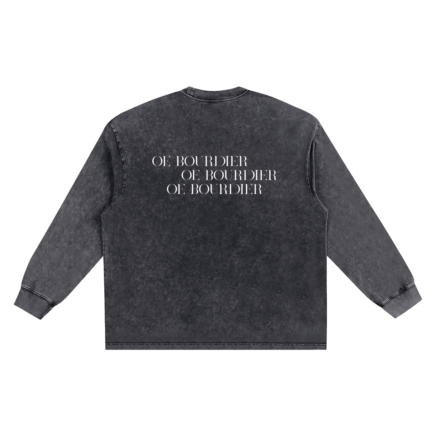 Snow Washed Oversize Long Sleeve