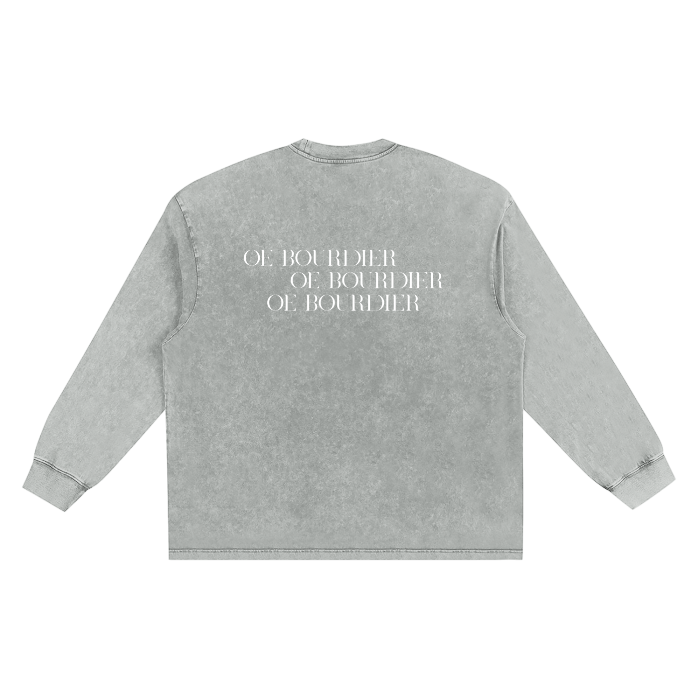 Snow Washed Oversize Long Sleeve