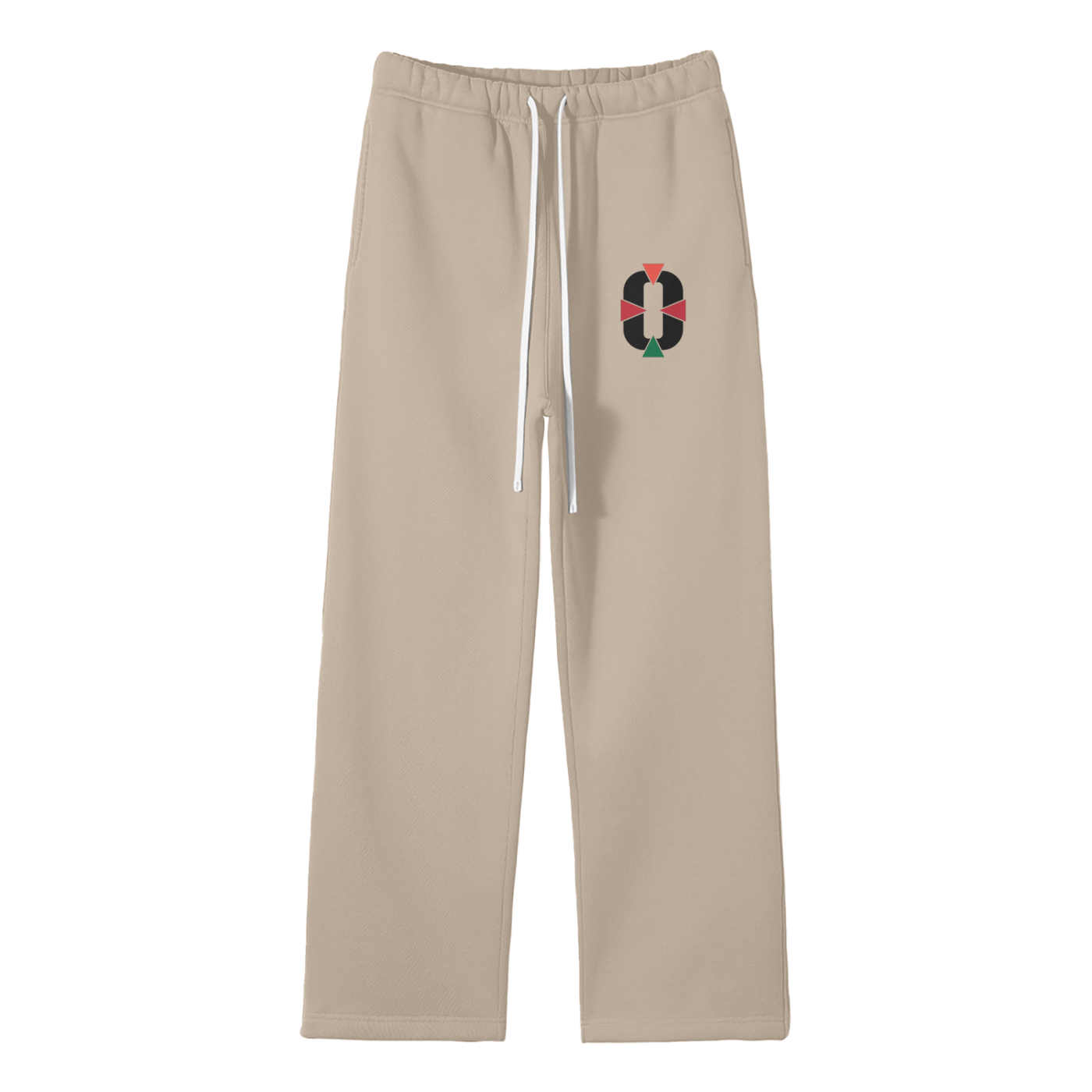 Streetwear Solid Color Fleece Straight Leg Pants