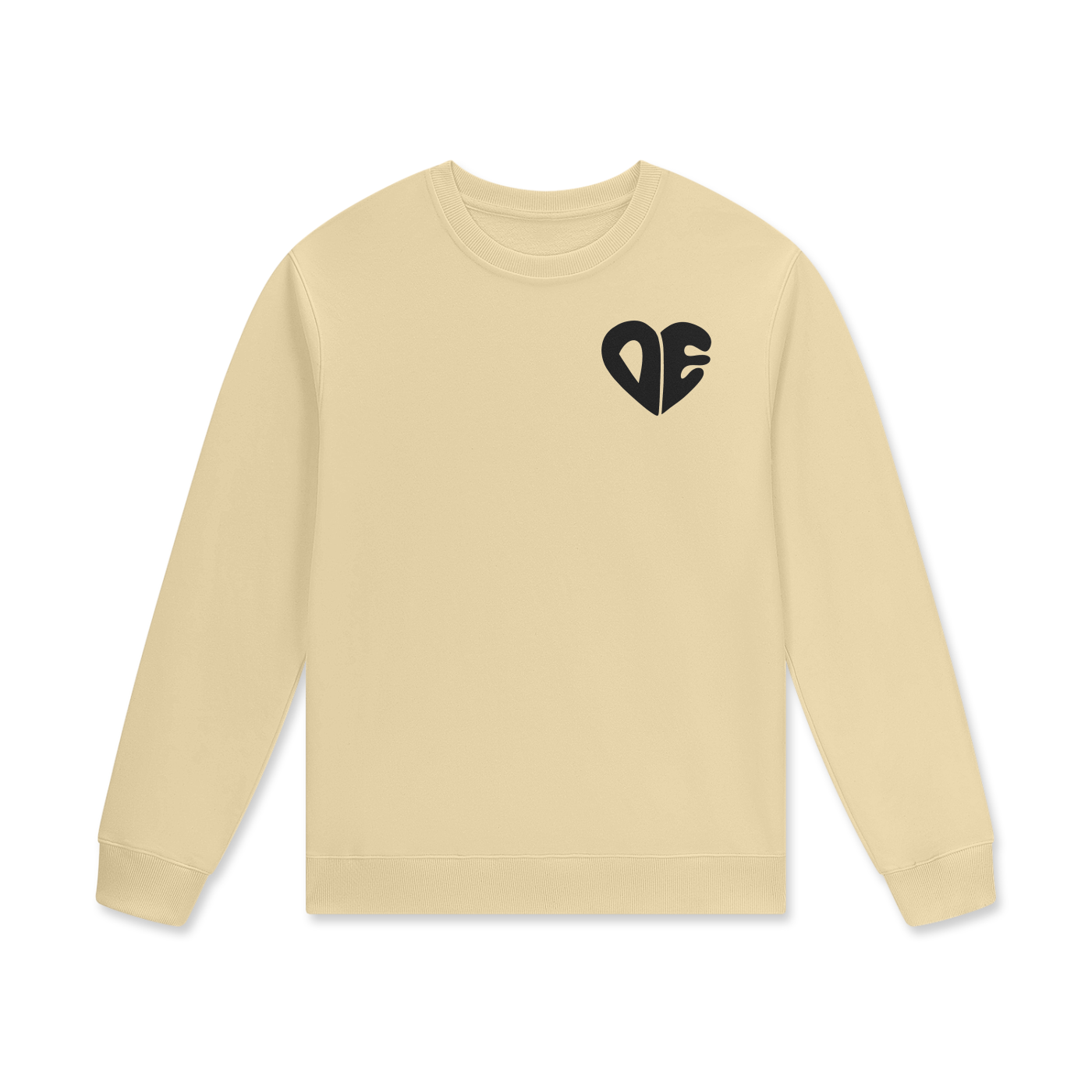 CREW NECK WITH OE BOURDIER LOGO