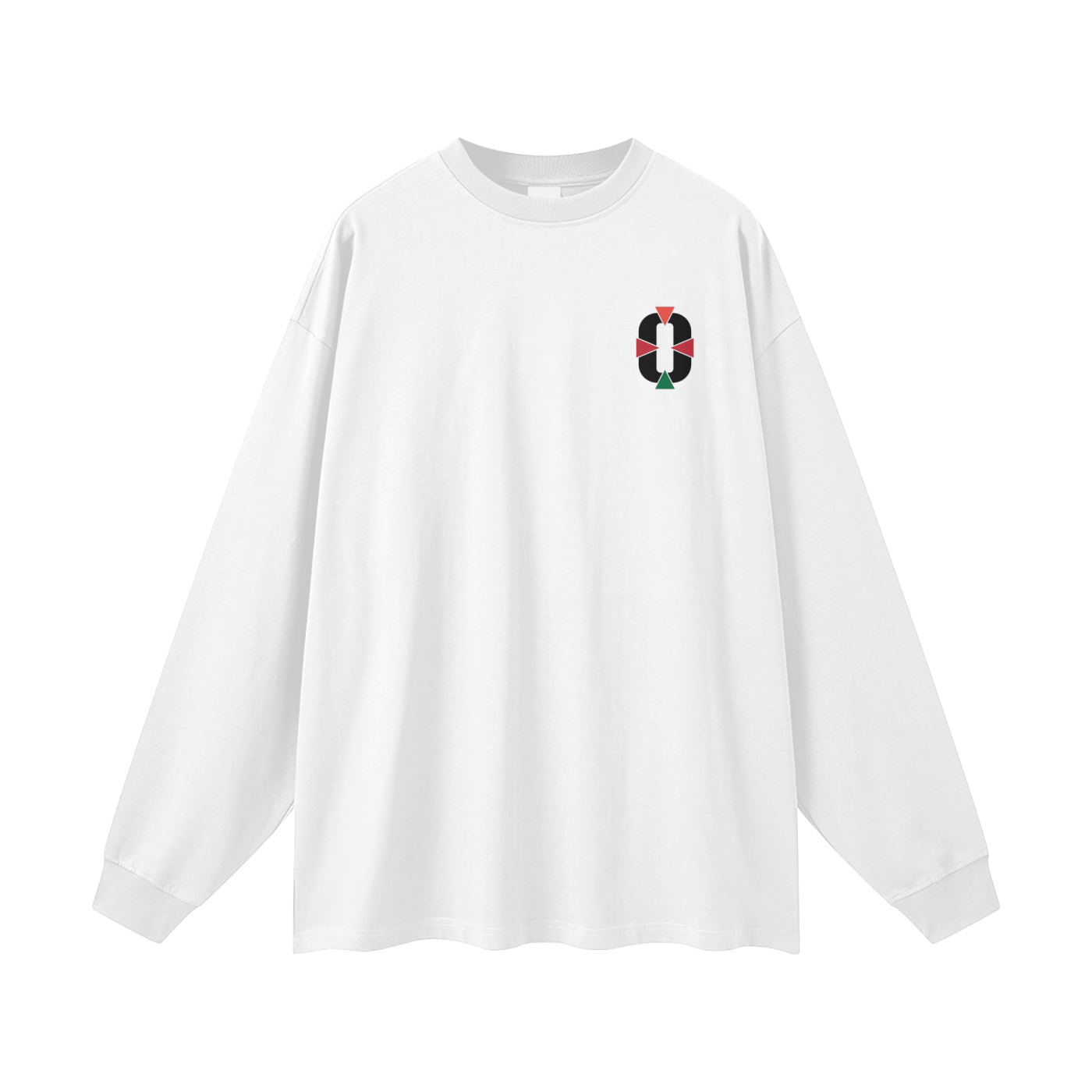 LONG SLEEVE TEE WITH OE BOURDIER LOGO