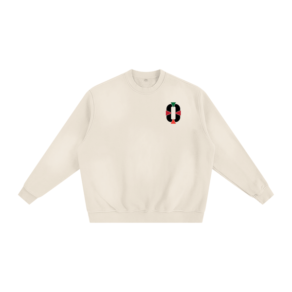 buddix Logo Crew Neck Sweat ベージュ スウェット Parlez oversized crew neck color block panel logo sweatshirt